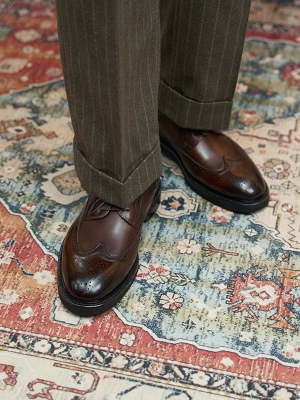 Derby brogue – vue 1