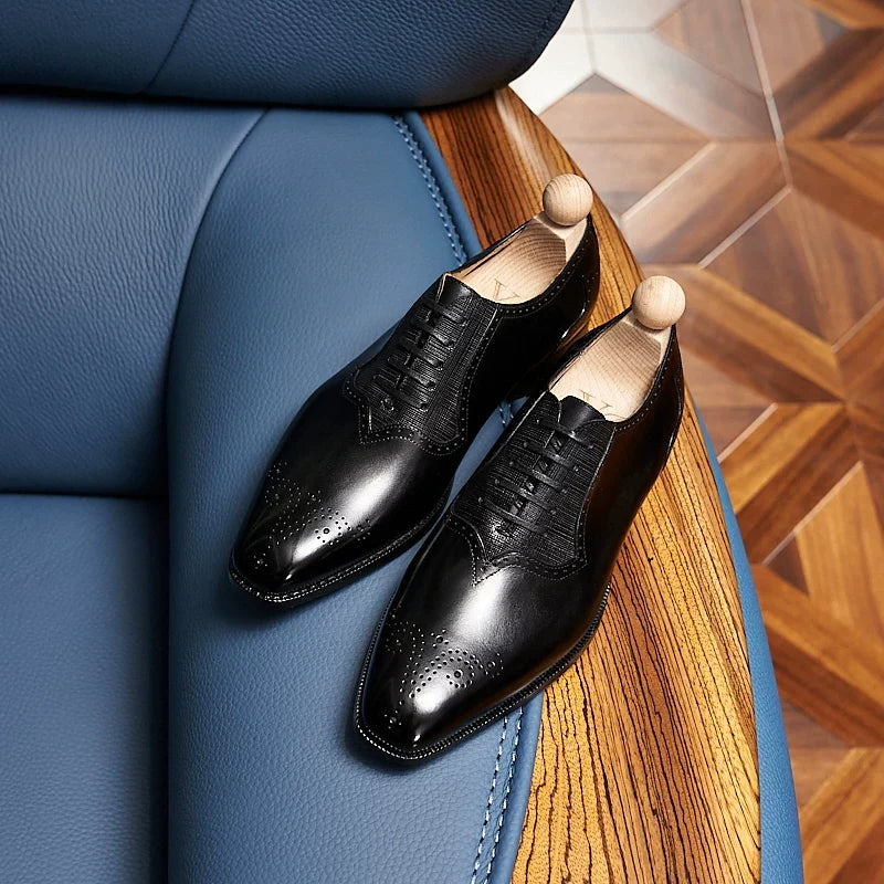 Richelieus Rowan en cuir à perforations brogue – vue 2