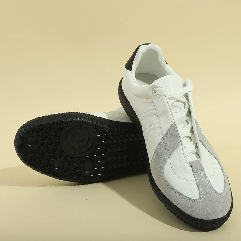 Sneakers Dorchester German trainer en cuir et daim – vue 6