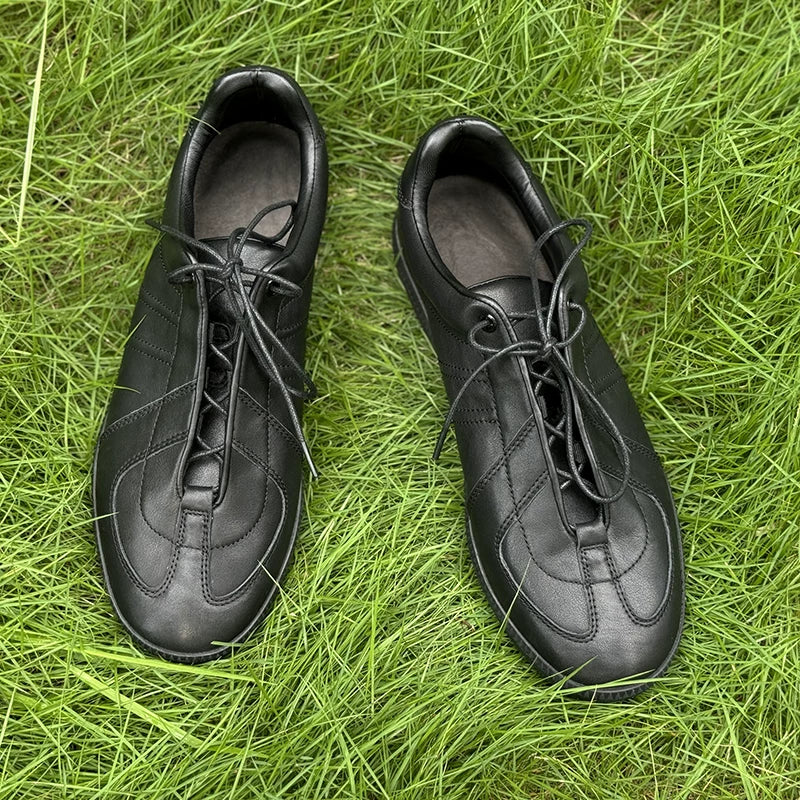 Sneakers Koda type German trainer en daim rétro – vue 7
