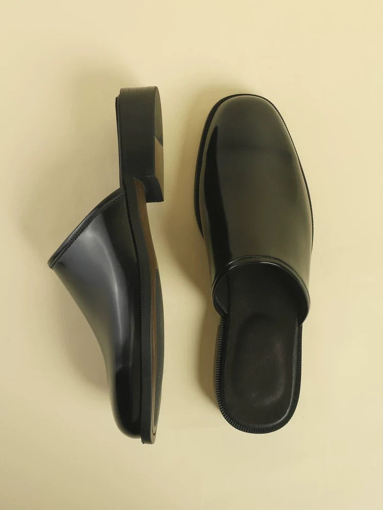 Mules cuir – vue 3