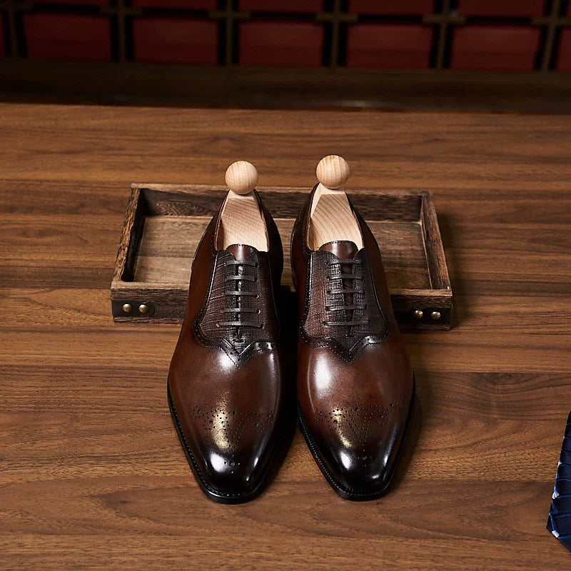 Richelieus Rowan en cuir à perforations brogue – vue 3