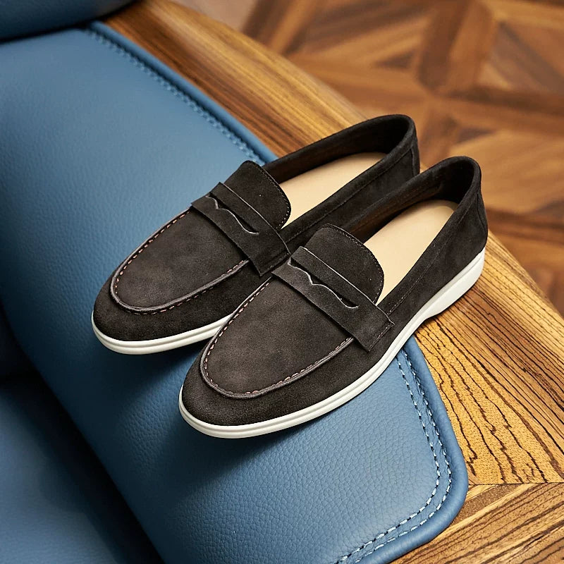 Mocassins Avel en daim souple à enfiler – vue 6