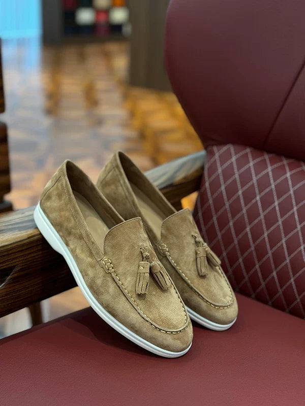 Mocassins Caelan en daim à pampilles – quatre coloris – vue 8