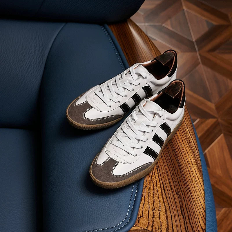 Sneakers Toren German trainer en cuir – vue 3