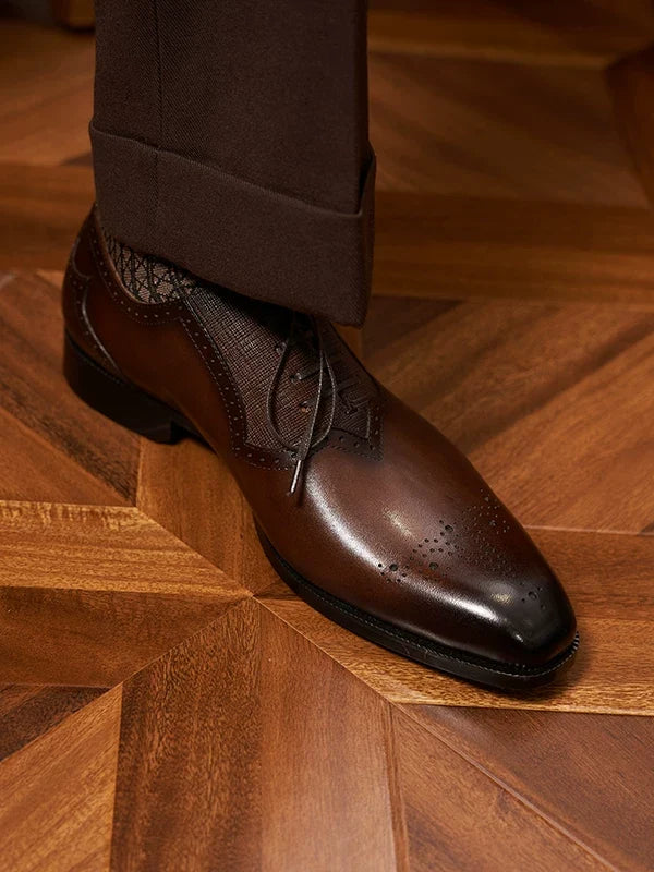 Richelieus Rowan en cuir à perforations brogue – vue 6