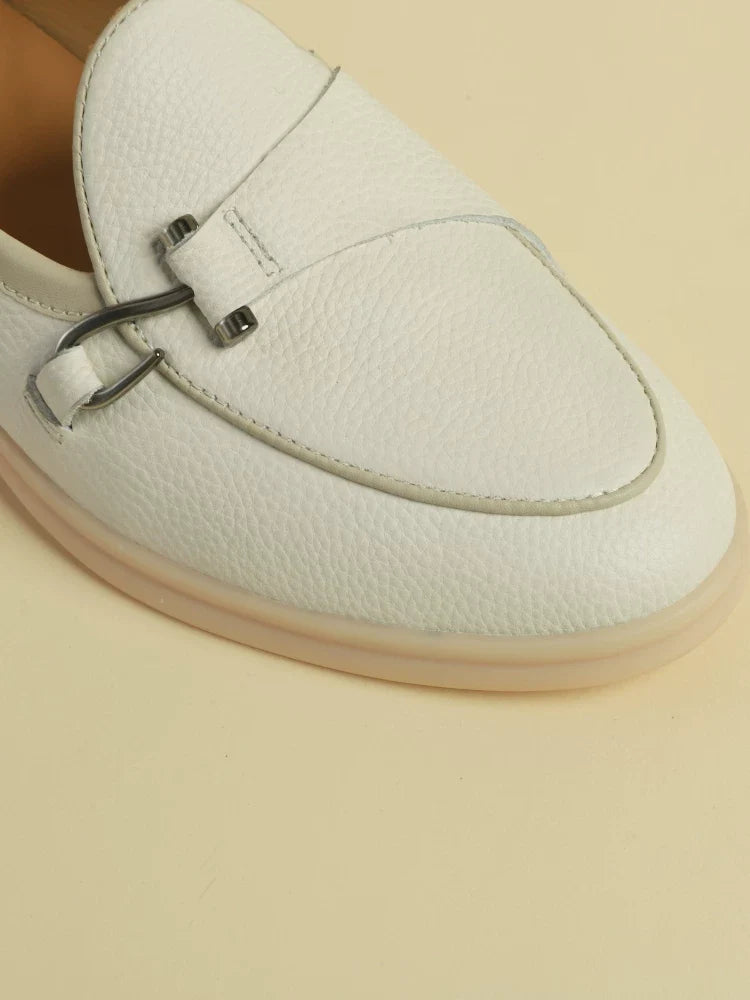 Mocassins Elwood en cuir souple à détail métallique – vue 5
