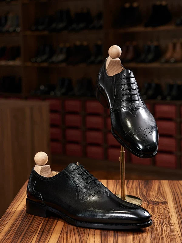 Richelieus Rowan en cuir à perforations brogue – vue 4