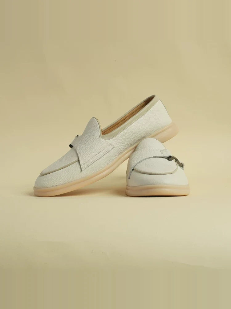 Mocassins Elwood en cuir souple à détail métallique – vue 6
