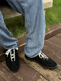 Sneakers Koda type German trainer en daim rétro – vue 1