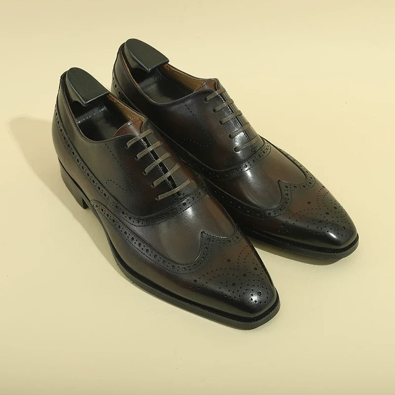 Richelieus Ashford en cuir brogue – vue 3