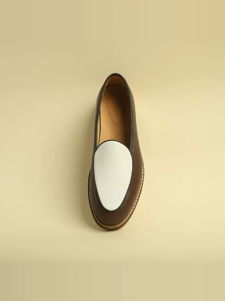 Mocassins Soren en cuir style belge – vue 1