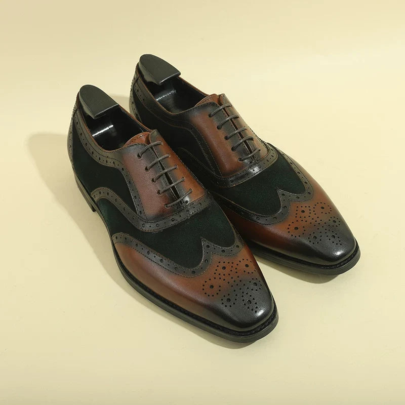 Richelieus Beaumont en cuir patiné – vue 3