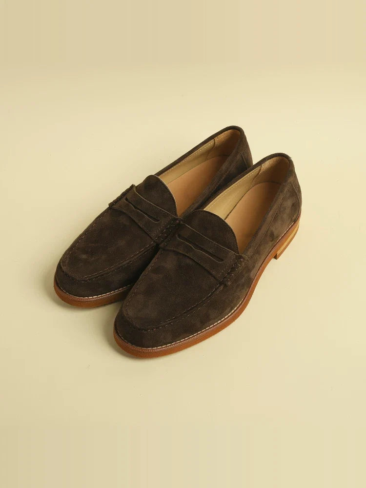 Mocassins Merek en daim souple – vue 1
