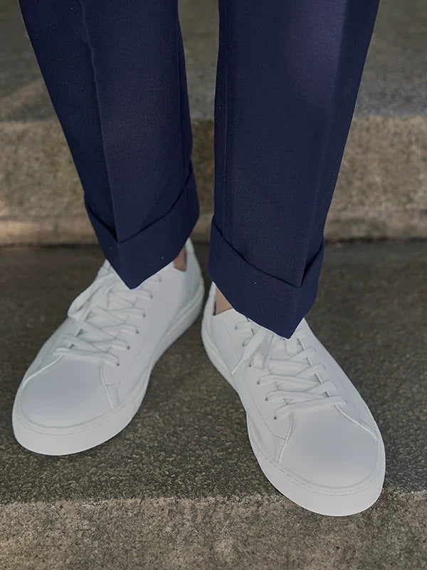 Sneakers Lorne en cuir blanc – vue 3