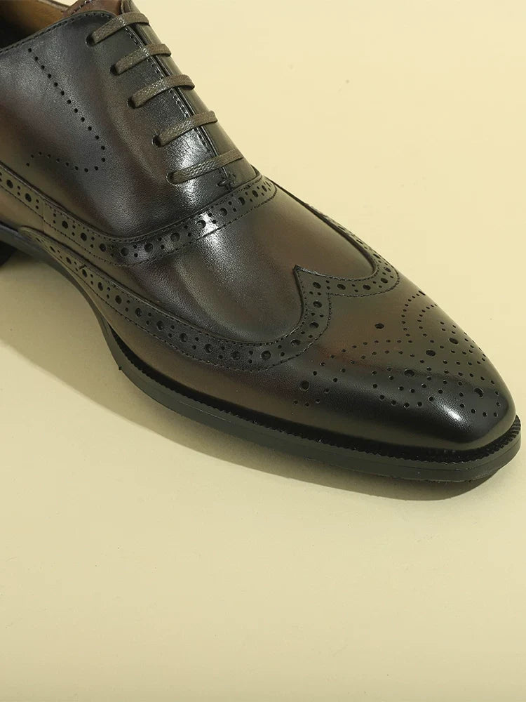 Richelieus Ashford en cuir brogue – vue 7