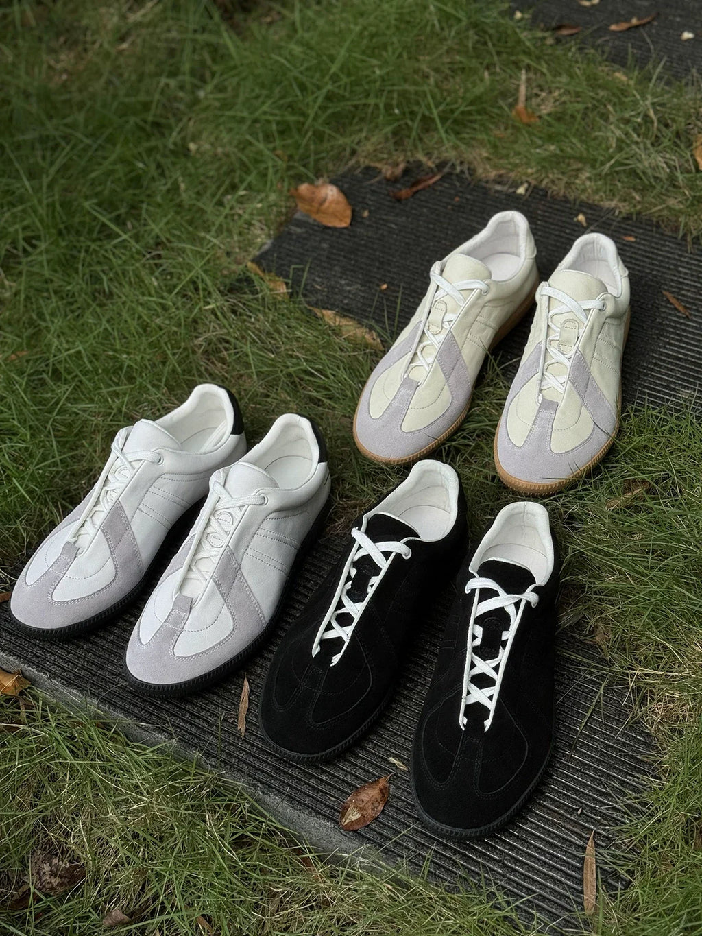Sneakers Koda type German trainer en daim rétro – vue 13