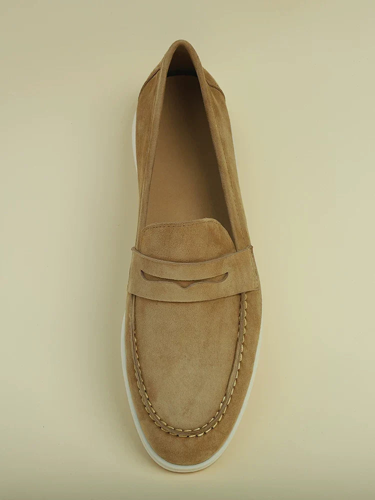 Mocassins Avel en daim souple à enfiler – vue 7