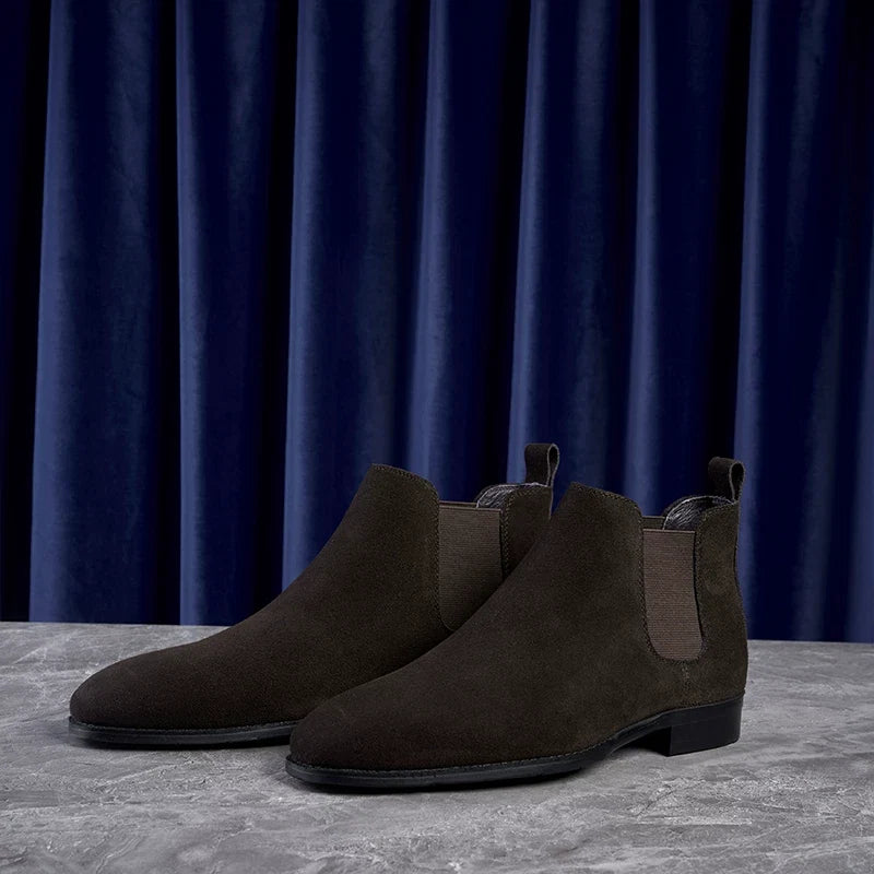 Bottines Chelsea Arden en daim – profil