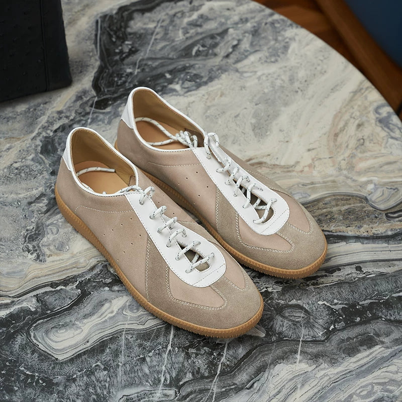 Sneakers Corwin German trainer en cuir grainé – vue 6