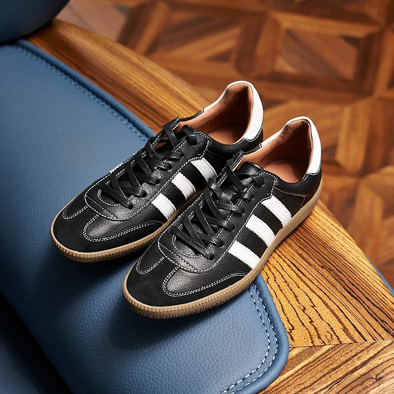 Sneakers Toren German trainer en cuir – vue 2