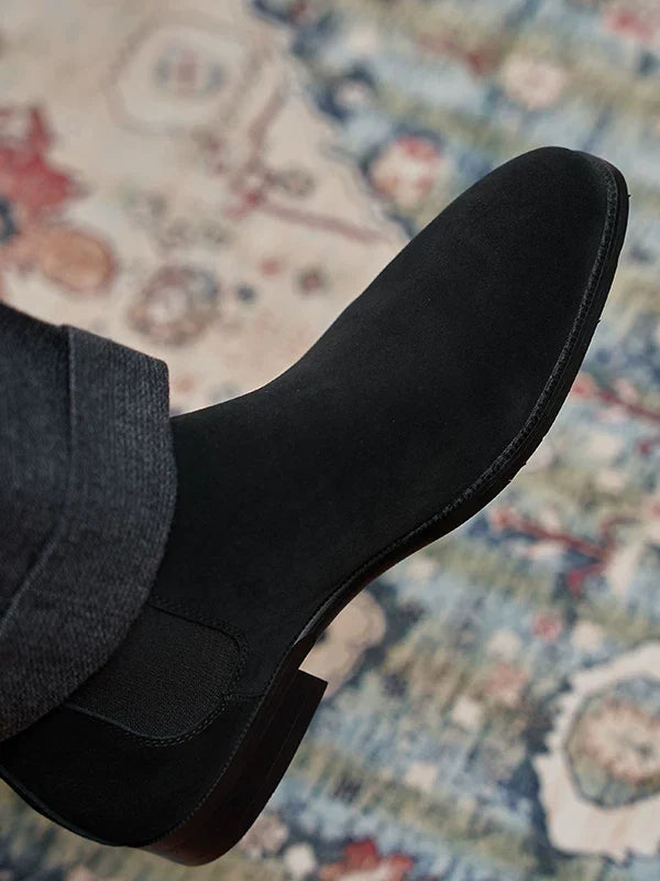 Bottines Chelsea Arden en daim – matière