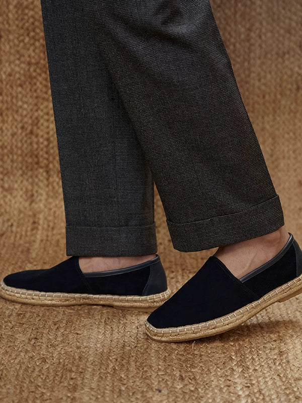 Mocassins Elio en daim souple à enfiler – vue 1