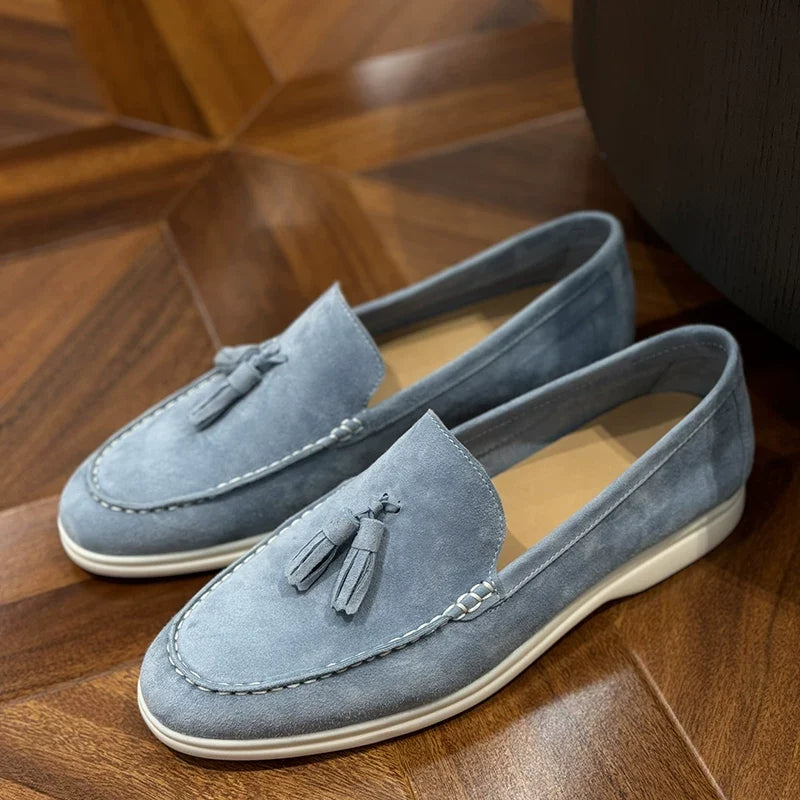 Mocassins Caelan en daim à pampilles – quatre coloris – vue 5