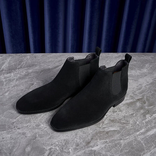 Bottines Chelsea Arden en daim – détail