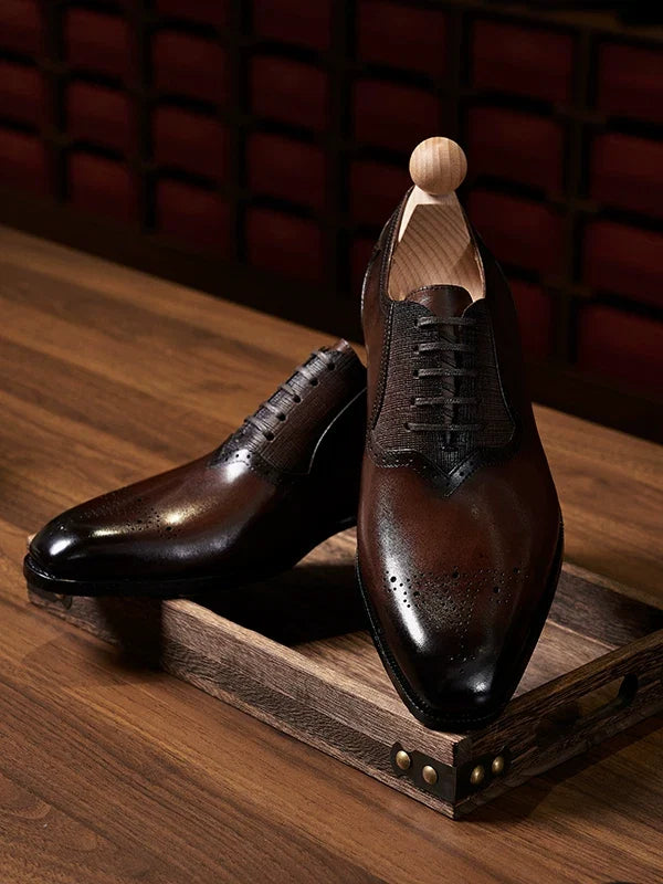 Richelieus Rowan en cuir à perforations brogue – vue 7