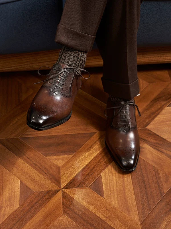 Richelieus Rowan en cuir à perforations brogue – vue 5