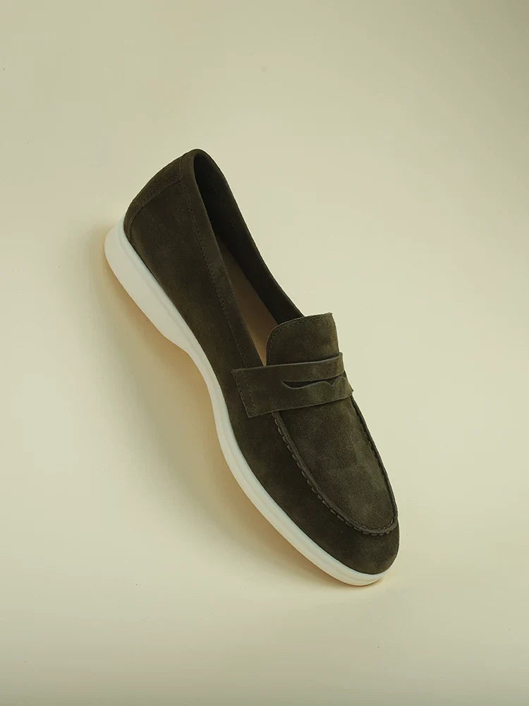 Mocassins Avel en daim souple à enfiler – vue 8