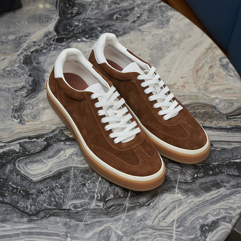 Sneakers Vardon German trainer en daim – vue 5