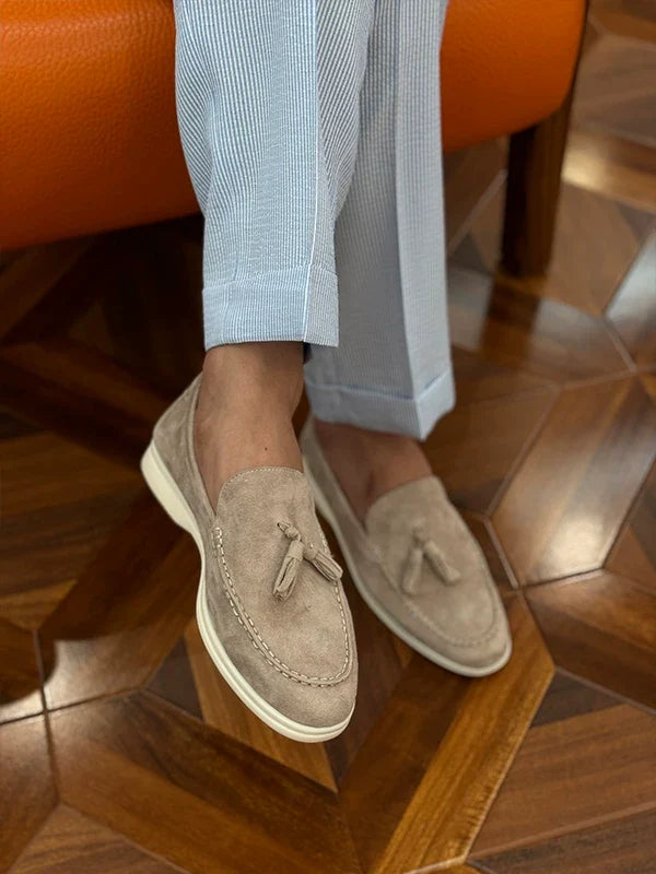 Mocassins Caelan en daim à pampilles – quatre coloris – vue 7