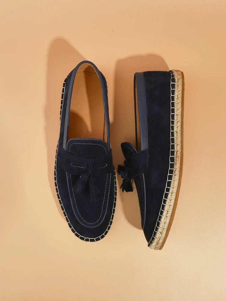 Mocassins Taren en daim à pampilles – vue 1