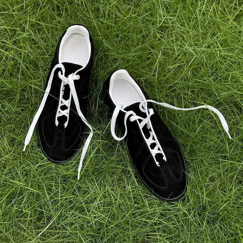 Sneakers Koda type German trainer en daim rétro – vue 5