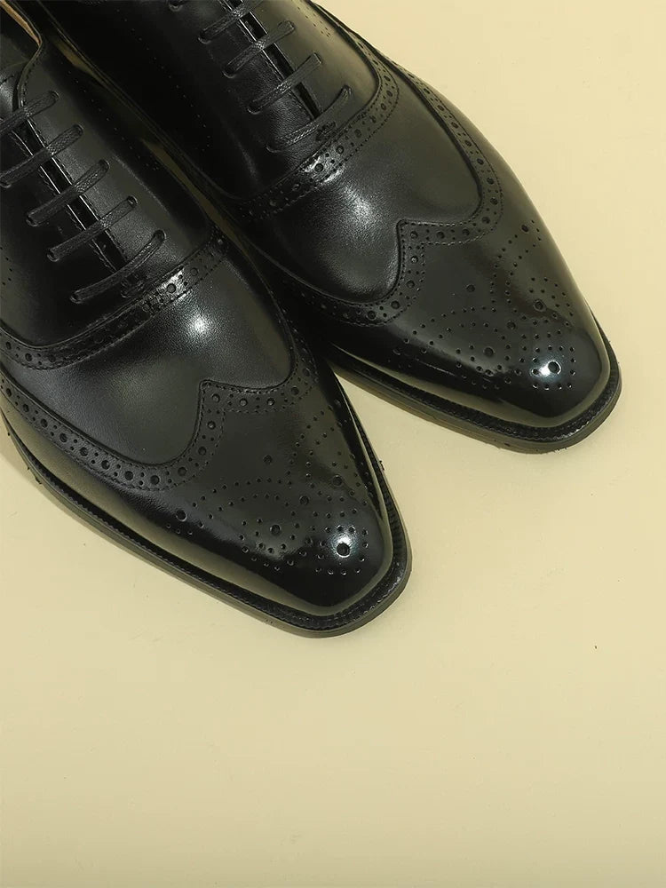 Richelieus Ashford en cuir brogue – vue 4