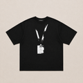 T-shirt noir graphique IVAREE — Packshot face