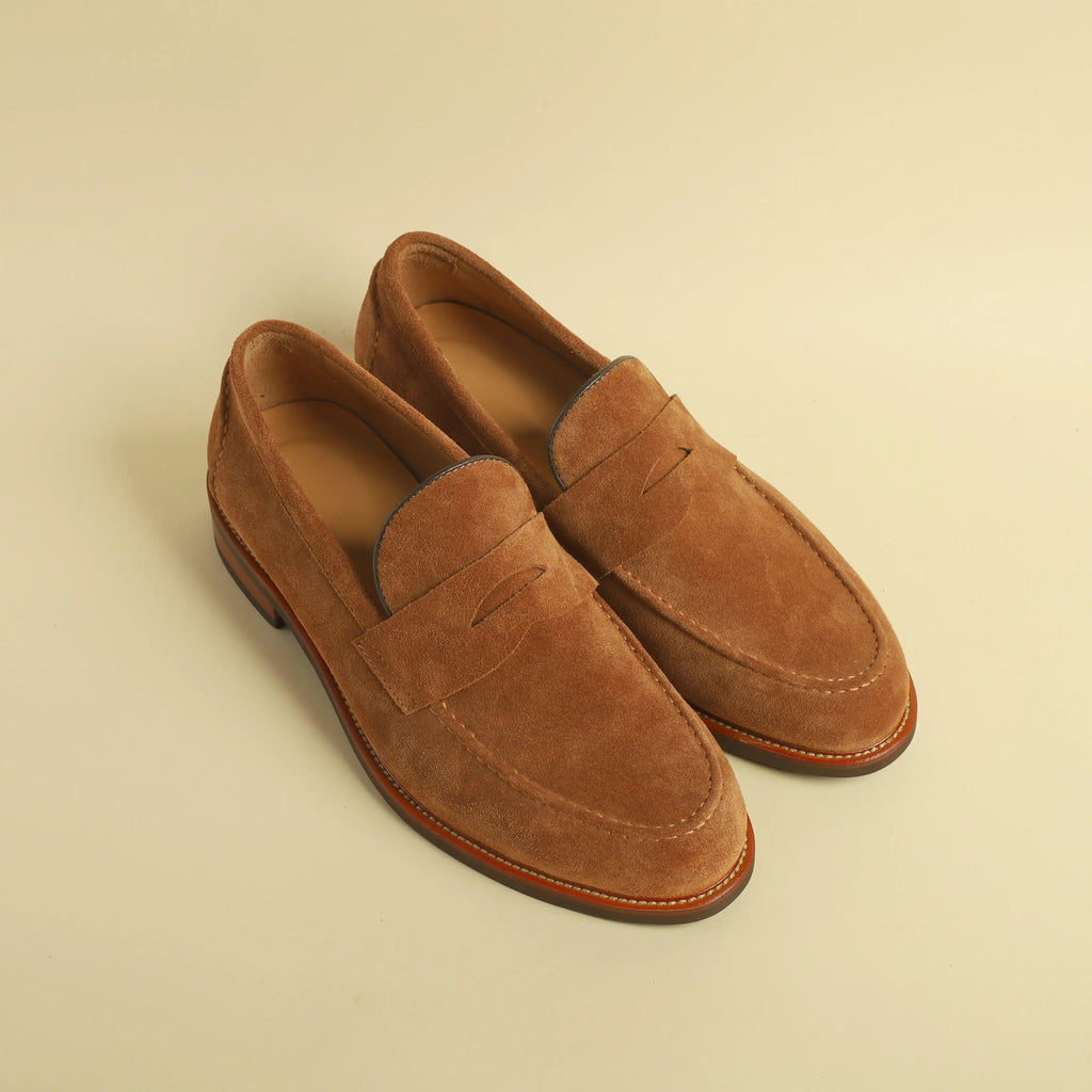 Mocassins Elian en daim souple à enfiler – vue 3