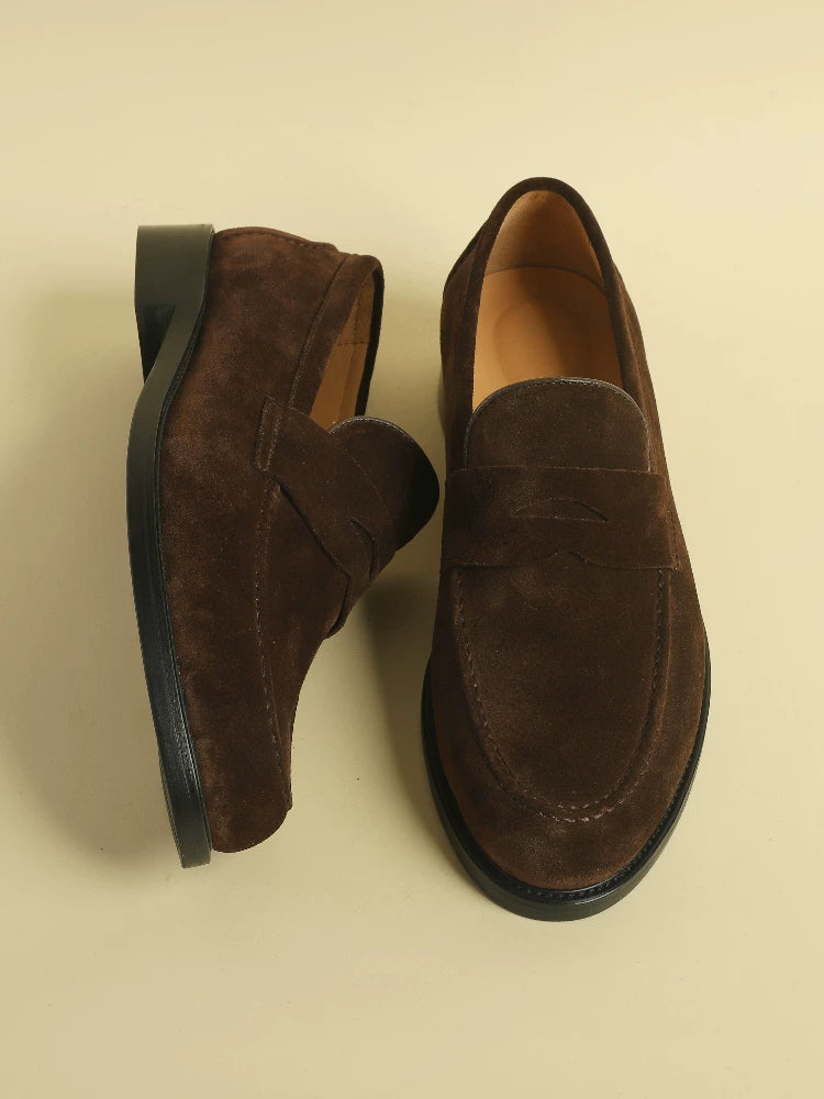Mocassins Elian en daim souple à enfiler – vue 4