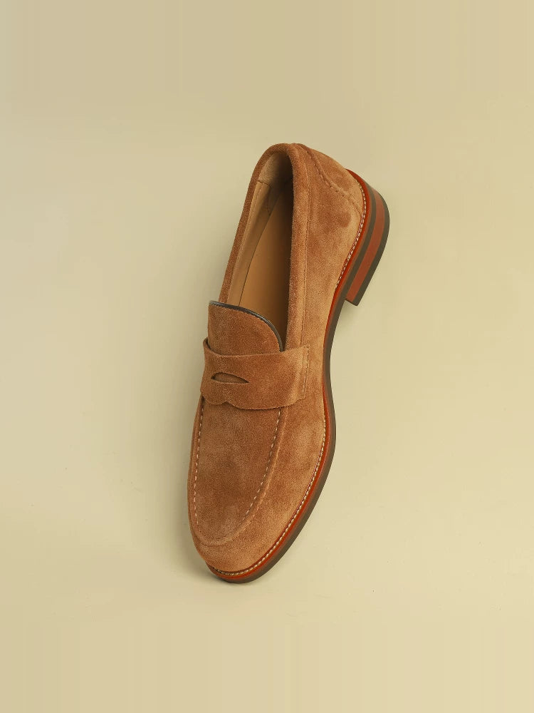 Mocassins Elian en daim souple à enfiler – vue 7