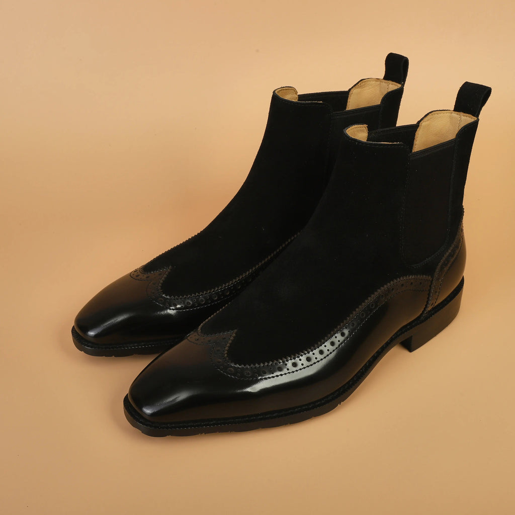 IVAREE — Bottines Chelsea Ewan en cuir brogue — vue 2