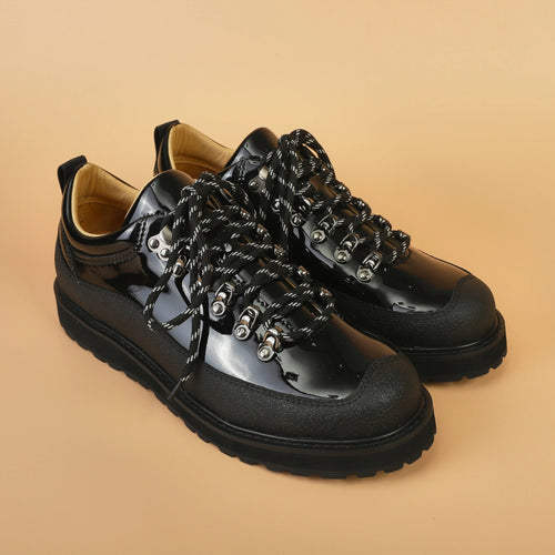 IVAREE — Baskets Darian en cuir et daim style rétro — vue 2