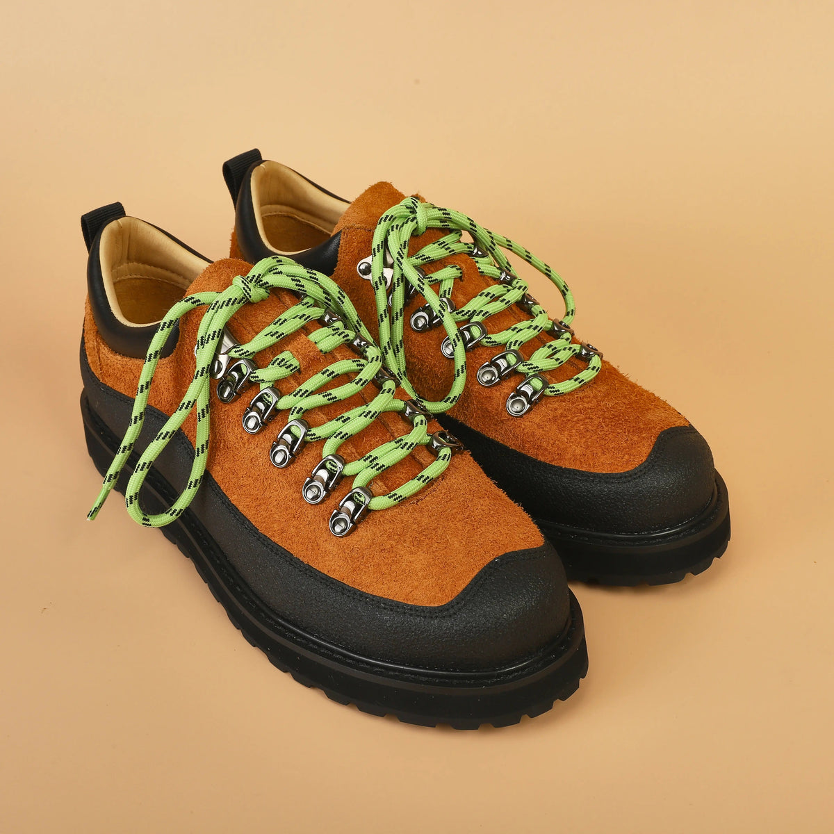 IVAREE — Baskets Darian en cuir et daim style rétro — vue 3