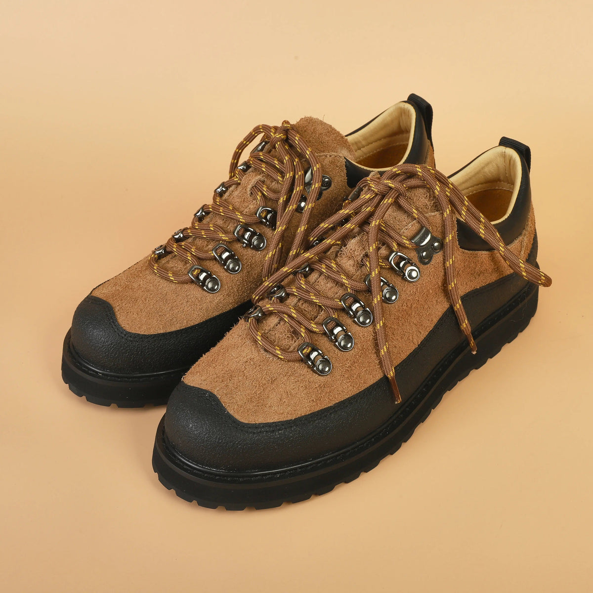 IVAREE — Baskets Darian en cuir et daim style rétro — vue 4