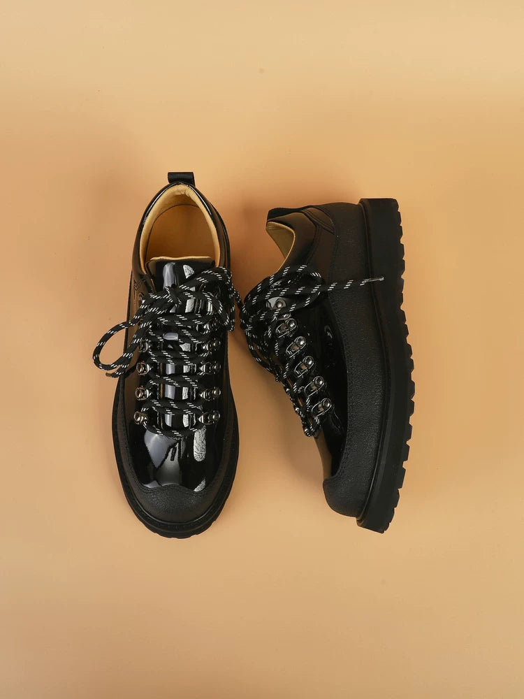 IVAREE — Baskets Darian en cuir et daim style rétro — vue 6