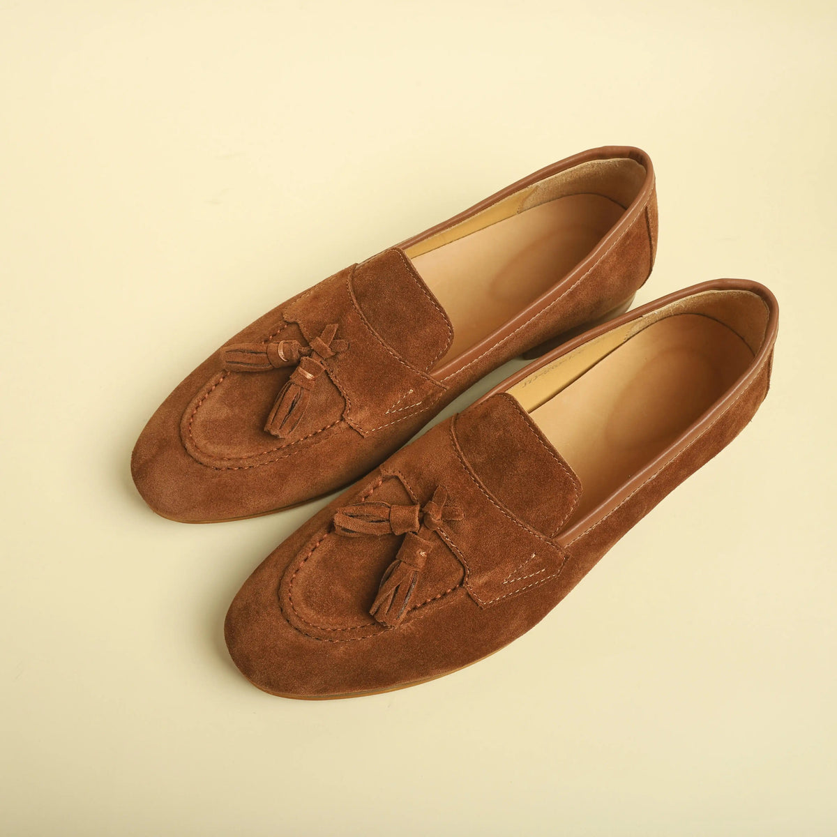 IVAREE — Mocassins Aven en daim à pampilles — vue 3