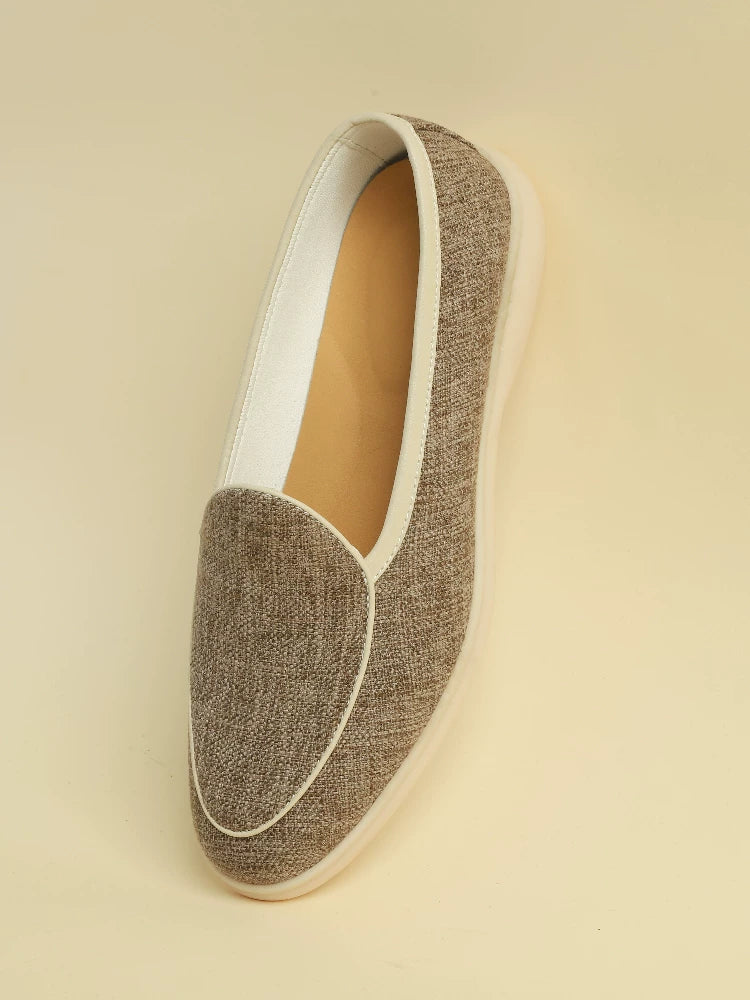 Mocassins Sylan en toile respirante – vue 1