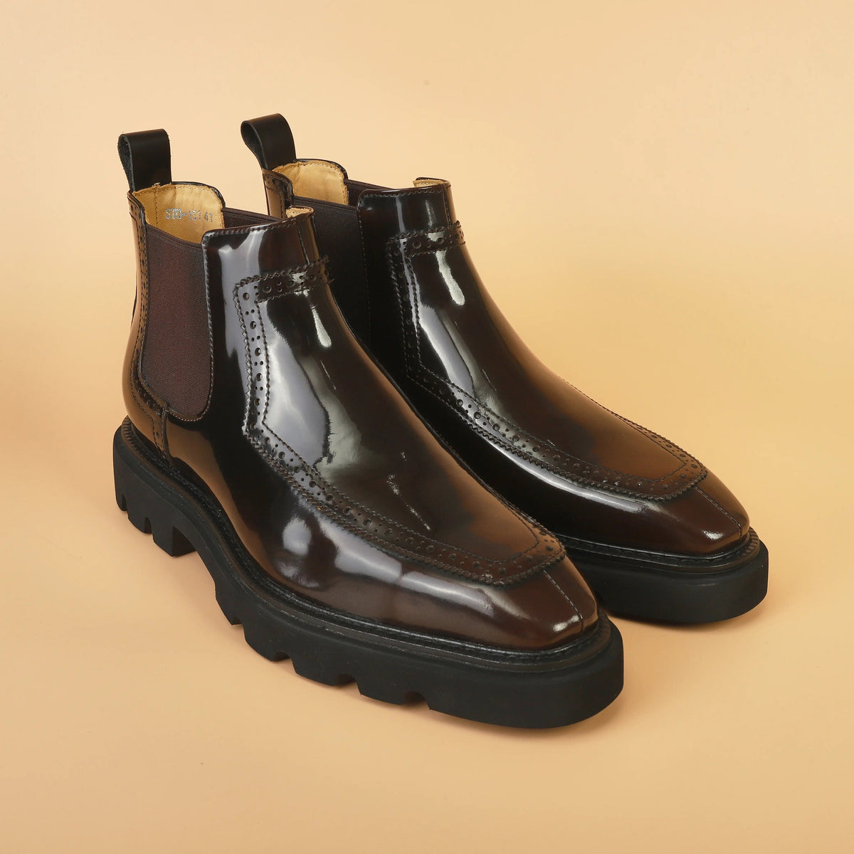 IVAREE — Bottines Chelsea Cael en cuir à semelle épaisse — vue 2