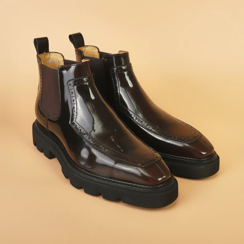 IVAREE — Bottines Chelsea Cael en cuir à semelle épaisse — vue 2